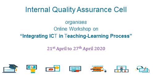 Six Days Online Workshop on “Integrating ICT in Teaching-Learning Process”