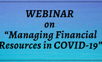 Webinar on “Managing Financial Resources in COVID-19”