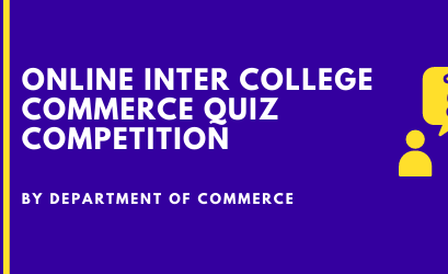 Online Inter College Commerce Quiz Competition