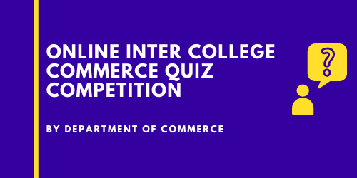 Online Inter College Commerce Quiz Competition