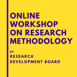 Three Days Online Workshop On Research Methodology