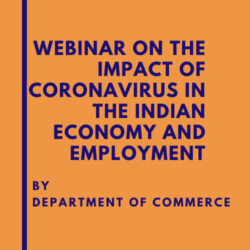Webinar on The Impact of Coronavirus in The Indian Economy and Employment