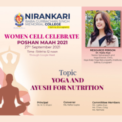 Yoga and Ayush for Nutrition
