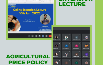 Extension Lecture : Agricultural Price Policy in India