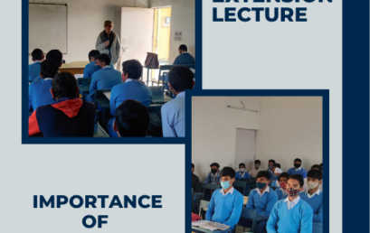 Extension Lecture: Importance of Education