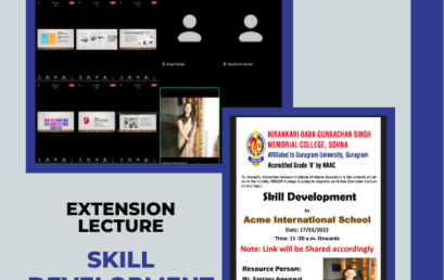 Online Extension Lecture – Skill Development