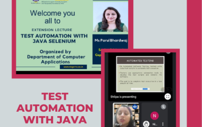 Extension Lecture : Test Automation With Java Selenium