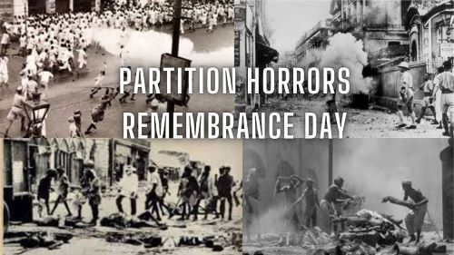 Observance of Partition Horrors Remembrance Day