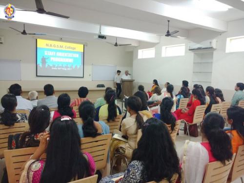 Dr. Ashok Diwakar presented his views on Teaching skills and motivation